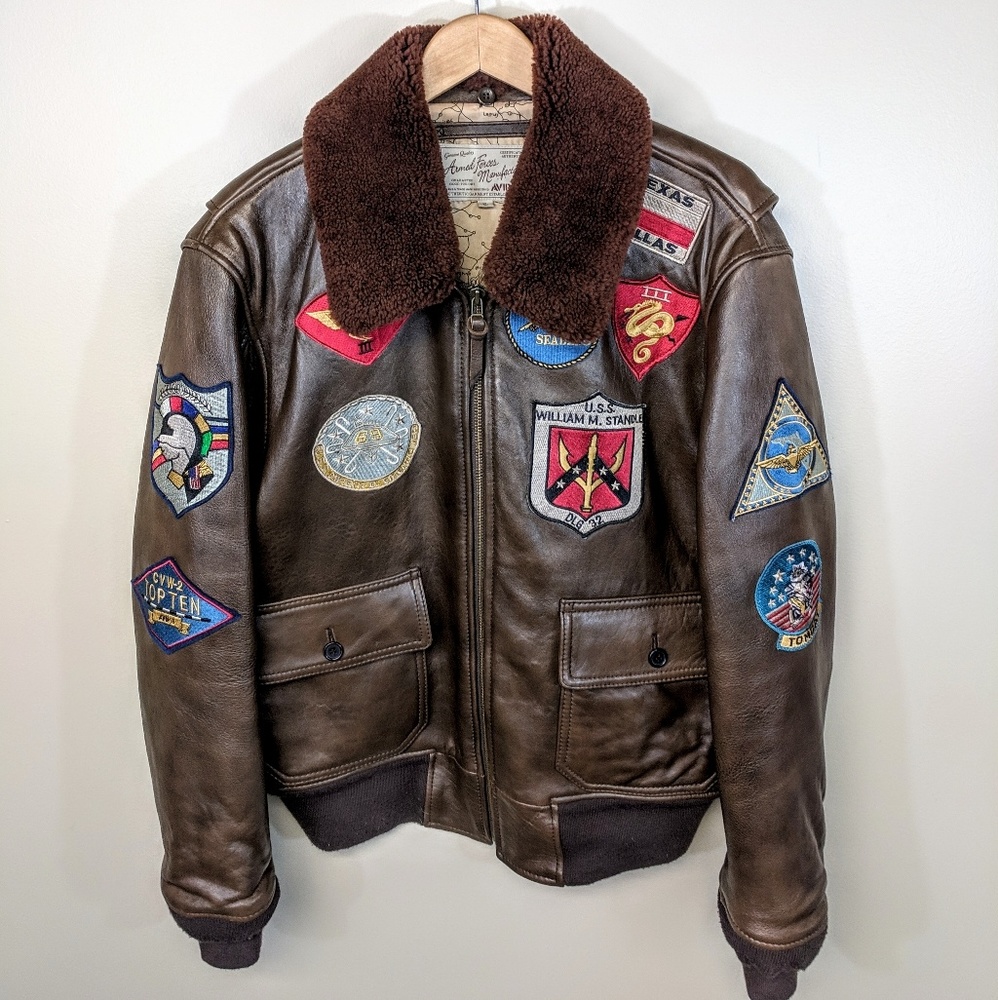 Avirex Top Gun Aviator Jacket - Picture 7 of 8